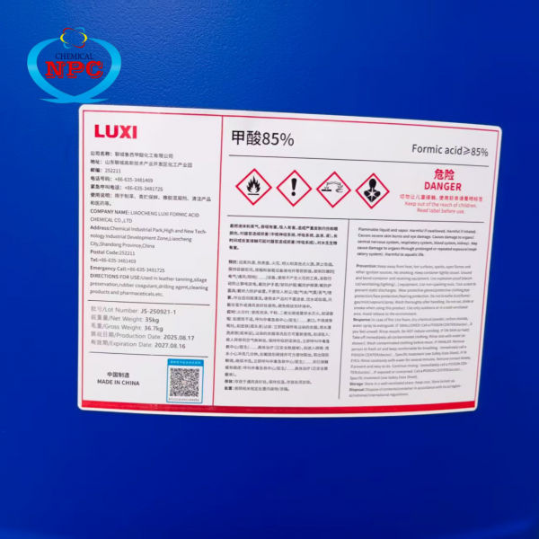 Hàng công nghiệp acid formic 85%
